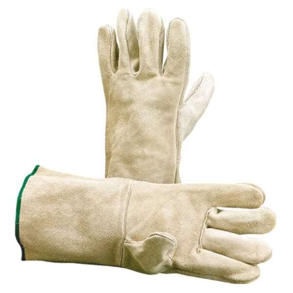 Guanti Pelle-Crosta G16 per Lavori Industriali, ideali per professionisti che richiedono guanti resistenti e durevoli per protezione in ambienti rischiosi