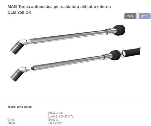 Torcia CLM 250 CR