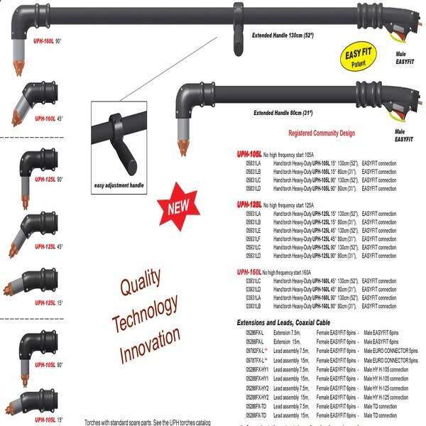 Torcia Plasma UPH-160 Hybrid 160A - immagine 4