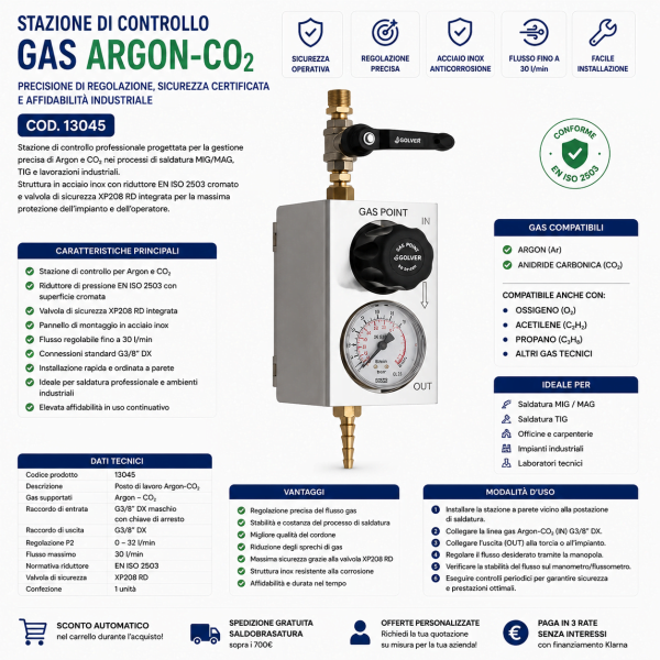 Sistema Professionale per Regolazione Gas