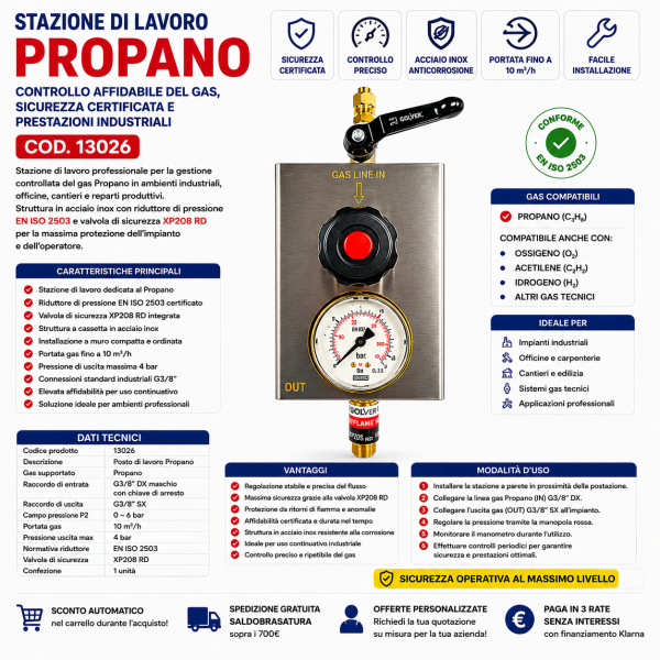 Stazione di Lavoro per Propano