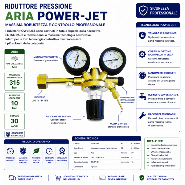 Riduttore POWER JET ARIA
