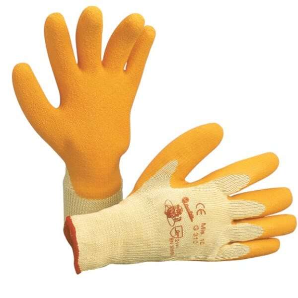 Guanti Lattice con Fodera Cotone-Poliestere G310, ideali per lavori che richiedono sia protezione che confortevolezza per le mani.