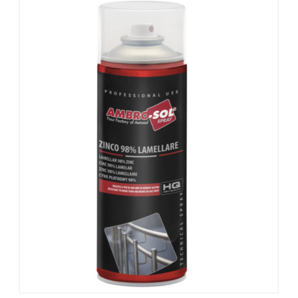 Rivestimento spray al 98% zinco lamellare ad alta protezione offerta