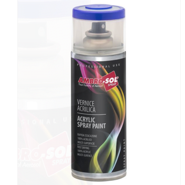 Spray acrilico brillante 400ml Ambro-Sol per legno e metallo