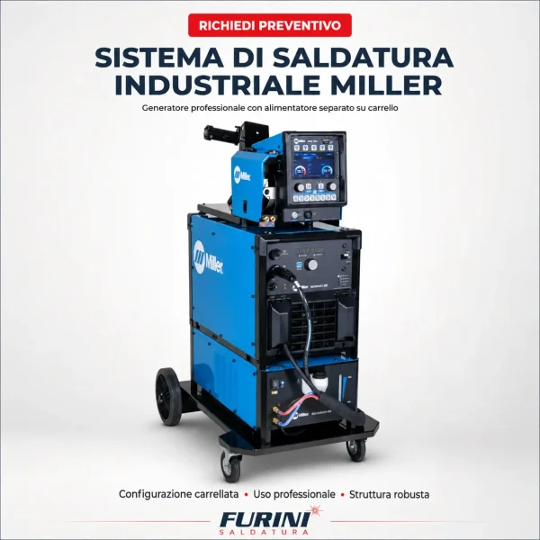 Miller Deltaweld 350 500 sistema MIG MAG industriale Accu-Pulse RMD MIG HD