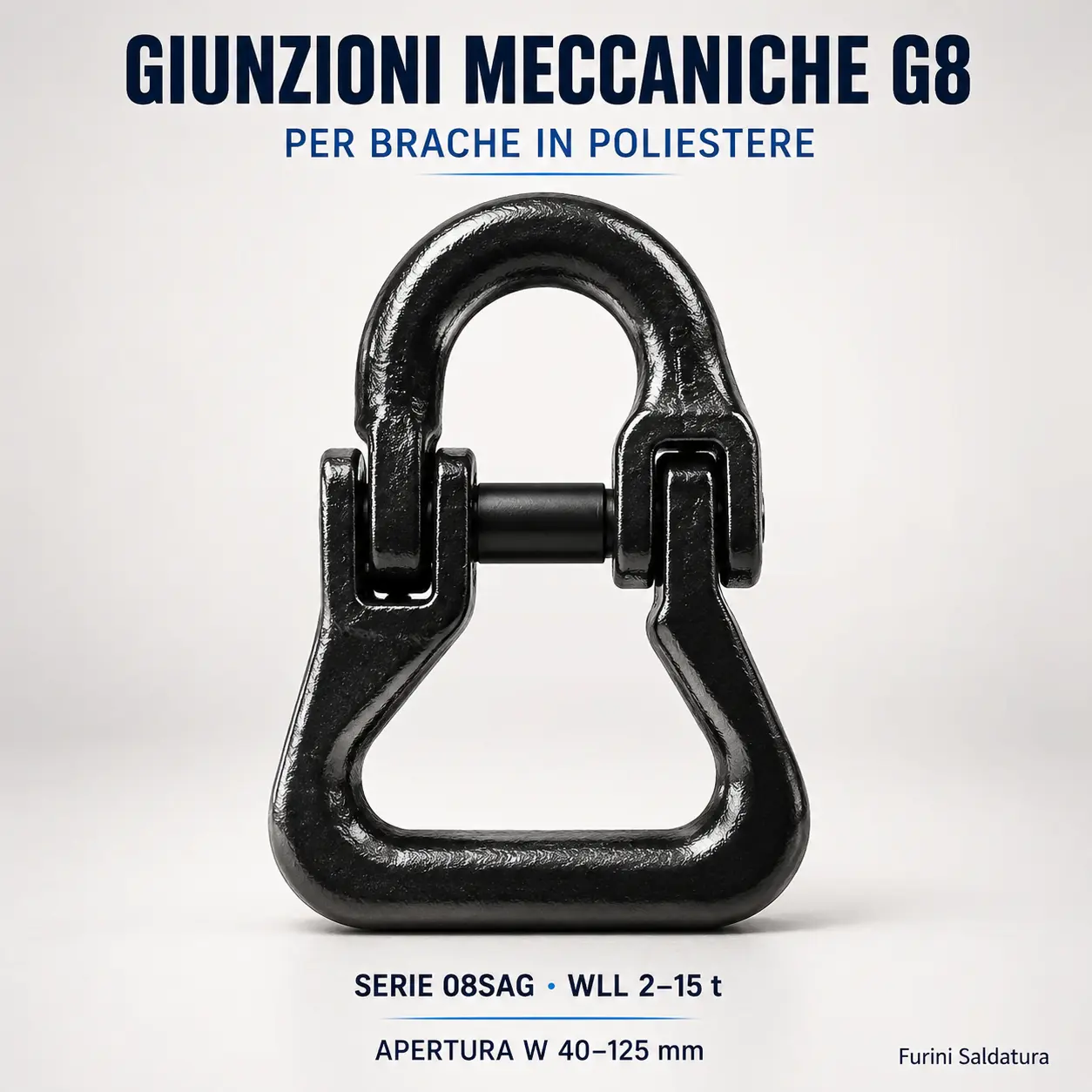 Giunzione meccanica G8 per brache in poliestere